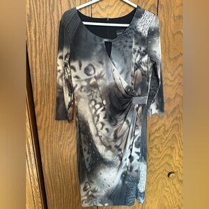 EUC WOMENS SZ 12 FRANK LYMAN DRESS FULLY LINED WITH SPARKLY WAIST DETAIL